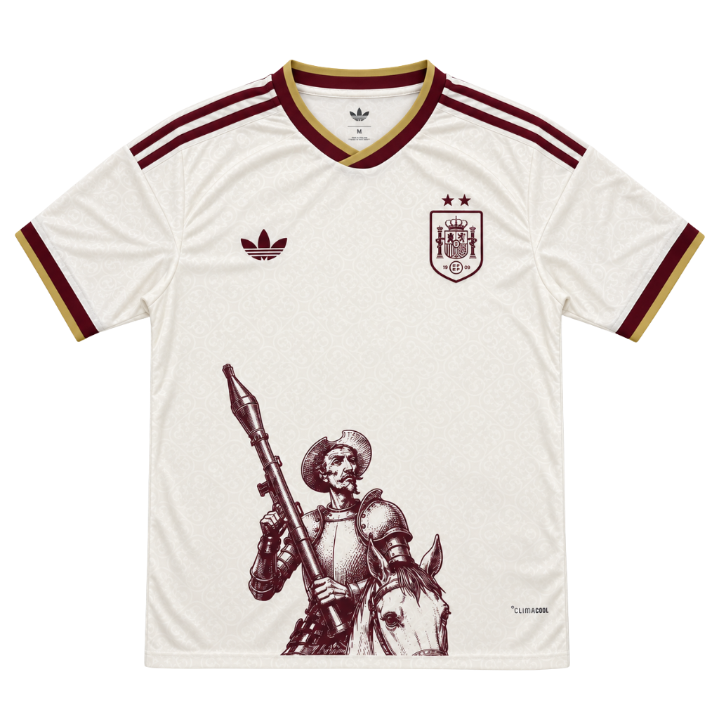 CAMISETA ESPAÑA DON QUIJOTE (2 estrellas)