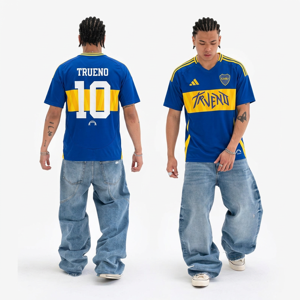 CAMISETA BOCA JUNIORS TRUENO